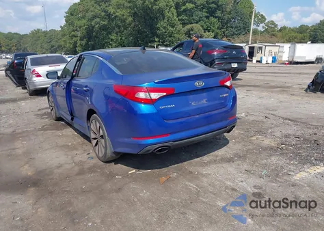 2012 Kia Optima Sx из США, поврежденный, VIN KNAGR4A64C5253471